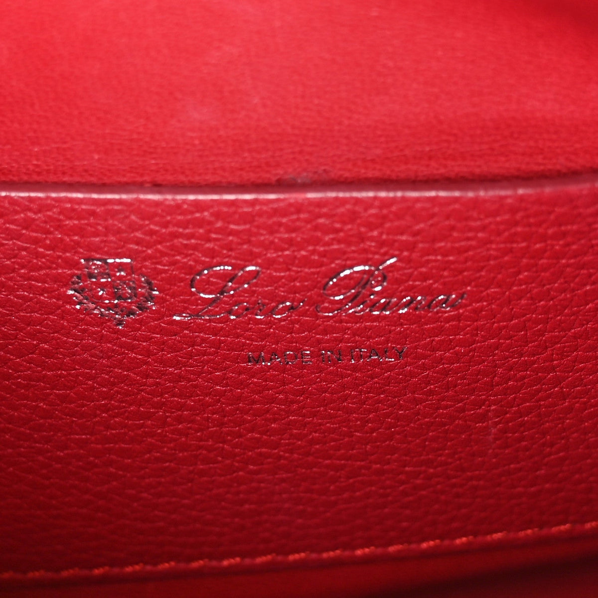 Grained Calfskin Milky Way Shoulder Bag Red