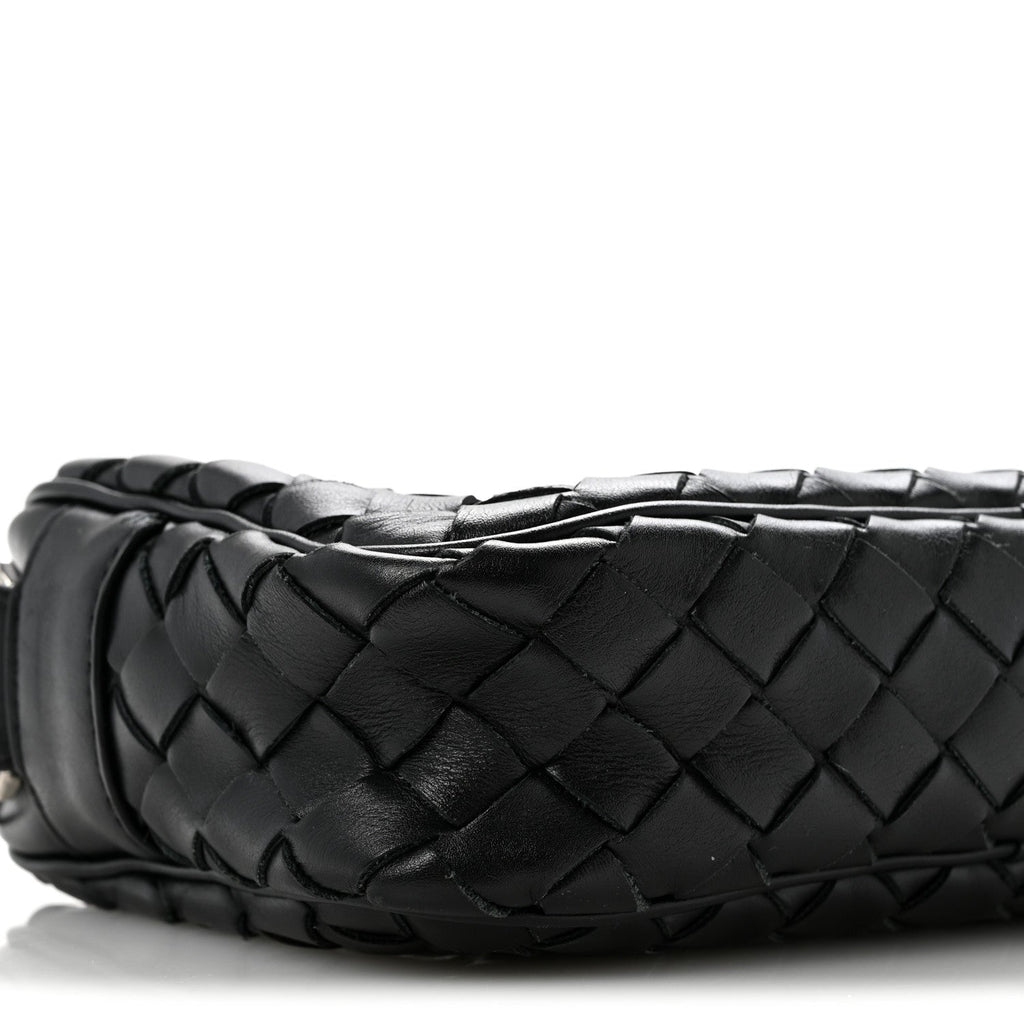 Nappa Intrecciato Small Classic Camera Bag Black