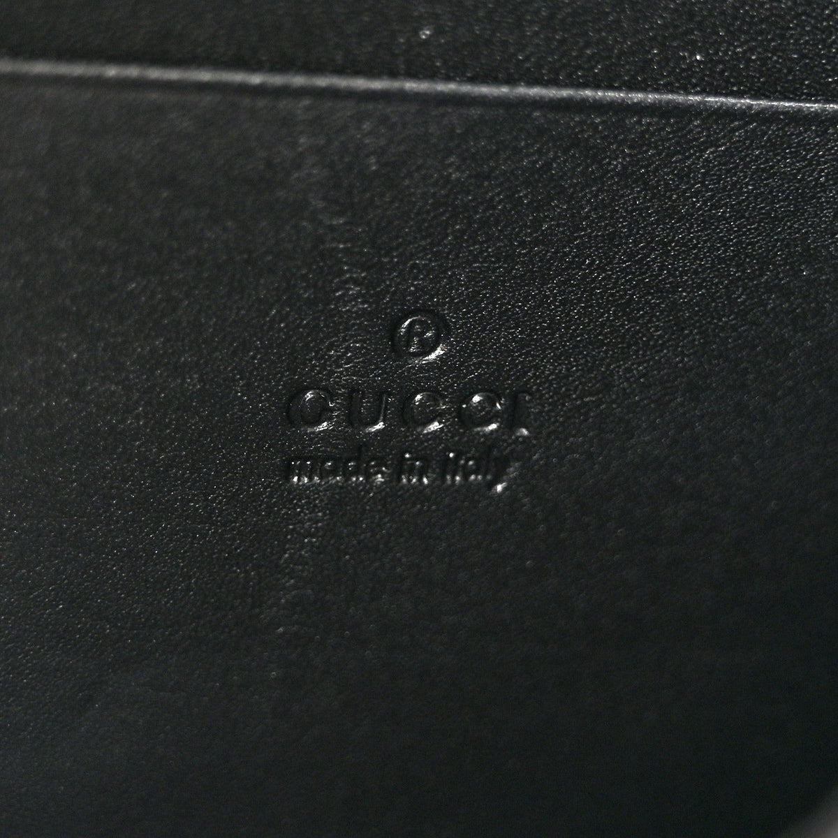 Calfskin Matelasse GG Marmont Chain Wallet Black