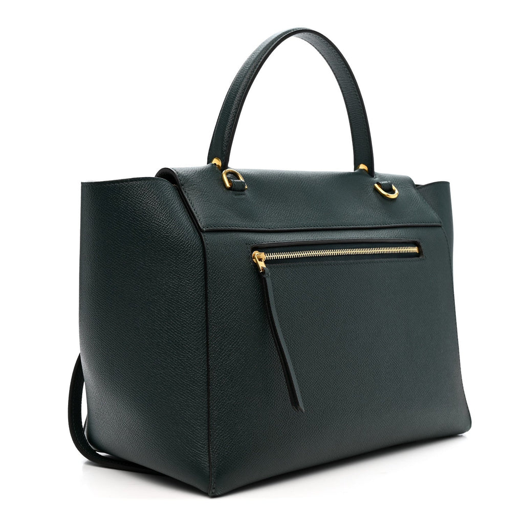 Grained Calfskin Mini Belt Bag Amazone