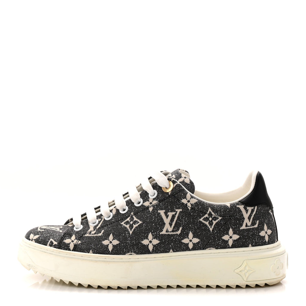 Denim Monogram Time Out Sneakers 39