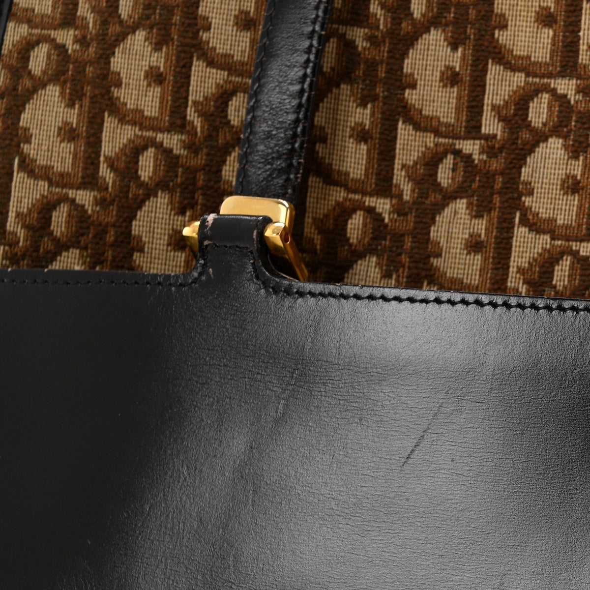 Monogram Trotter Shoulder Bag Brown