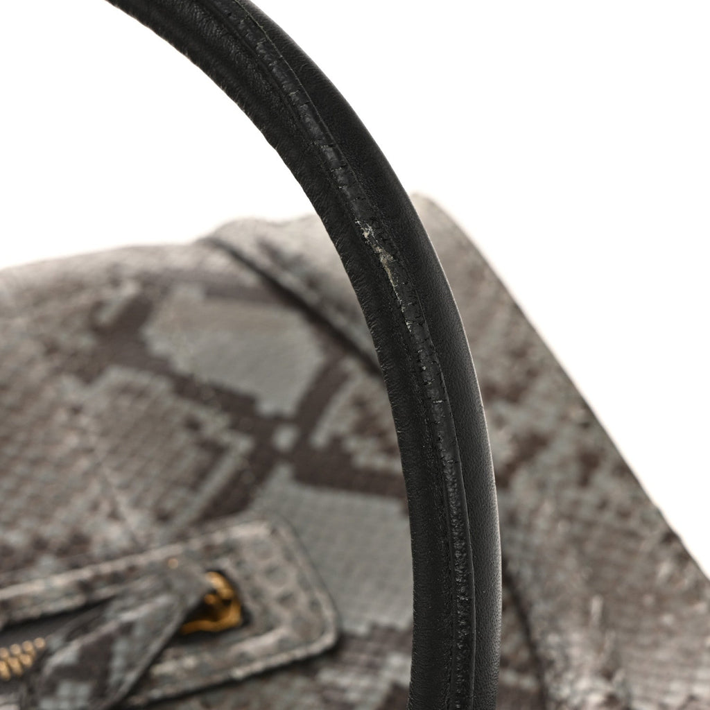 Snakeskin Mini Luggage Multicolor