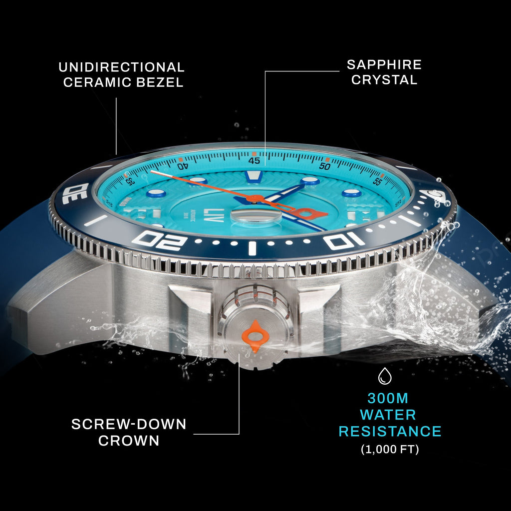 GX-Diver's 44mm Ocean Blue 2.0