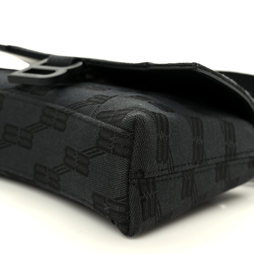 BB Jacquard Monogram  XSS Downtown Shoulder Bag Black