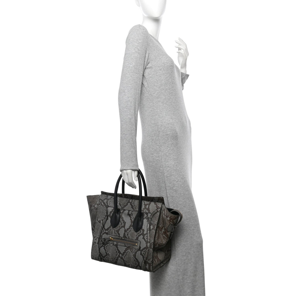 Snakeskin Mini Luggage Multicolor
