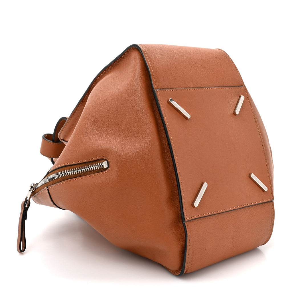 Calfskin Small Hammock Shoulder Bag Tan