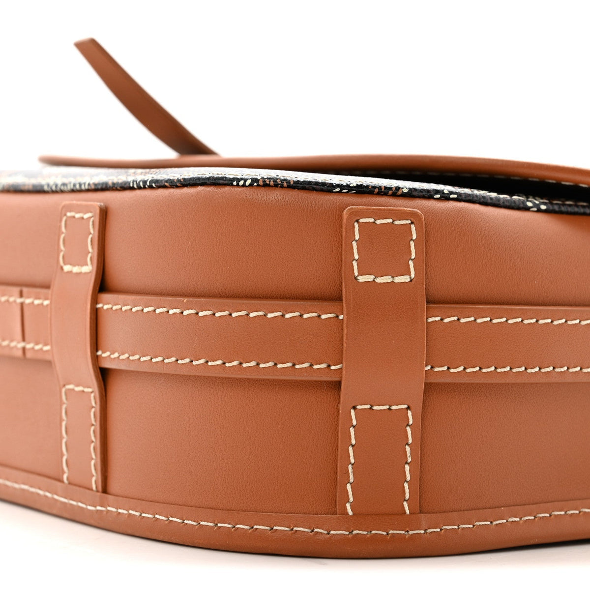 Goyardine Belvedere II PM Messenger Bag Black Gold