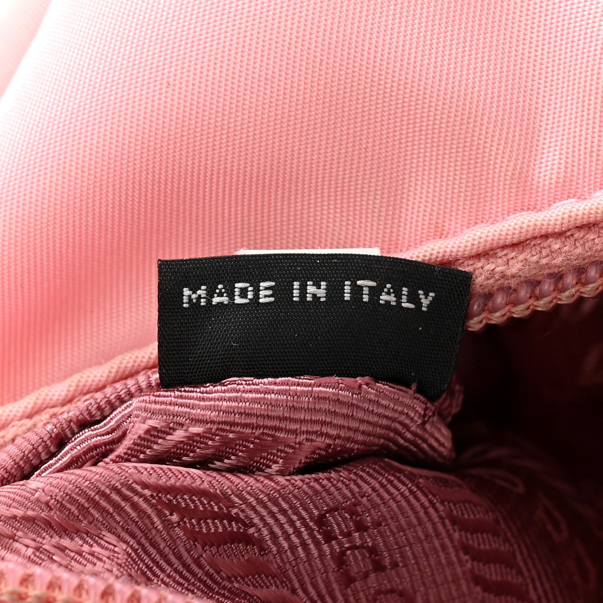 Tessuto Nylon Saffiano Mini Re-Edition 2000 Bag Rosa