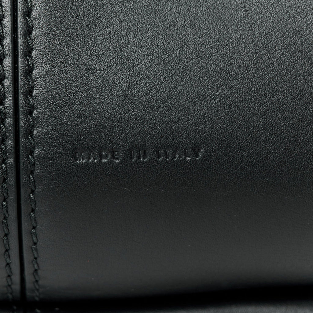Calfskin Small Falcon Shoulder Bag Black