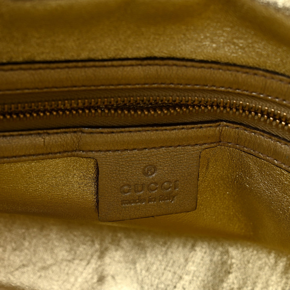 Goatskin Small Capri Bowler White Gold