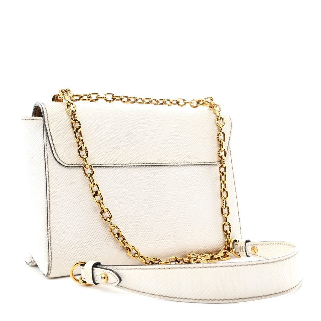 Epi Twist Shoulder Bag MM White