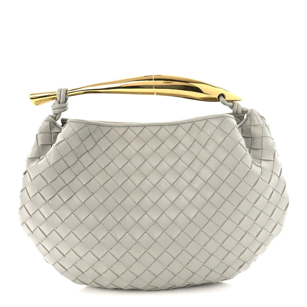 Nappa Intrecciato Sardine Bag Agate Grey