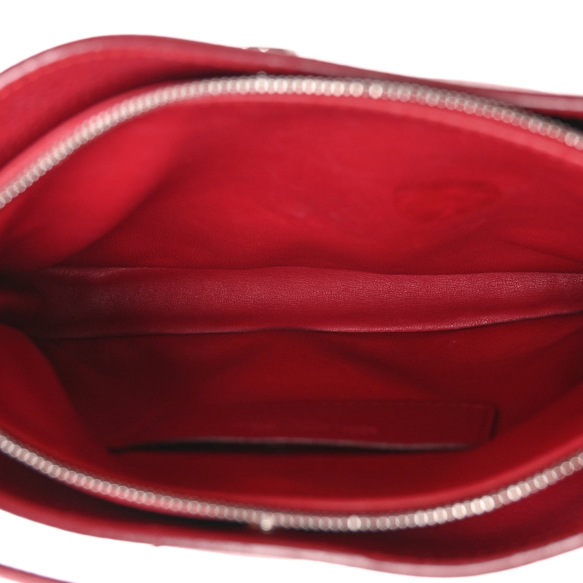 Grained Calfskin Milky Way Shoulder Bag Red