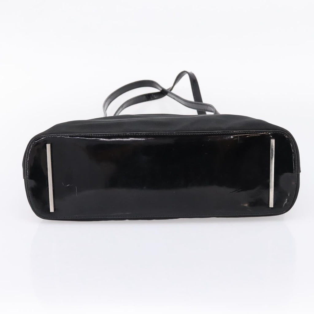 GUCCI Shoulder Bag Nylon Black Silver 002 1038 Auth ep16102
