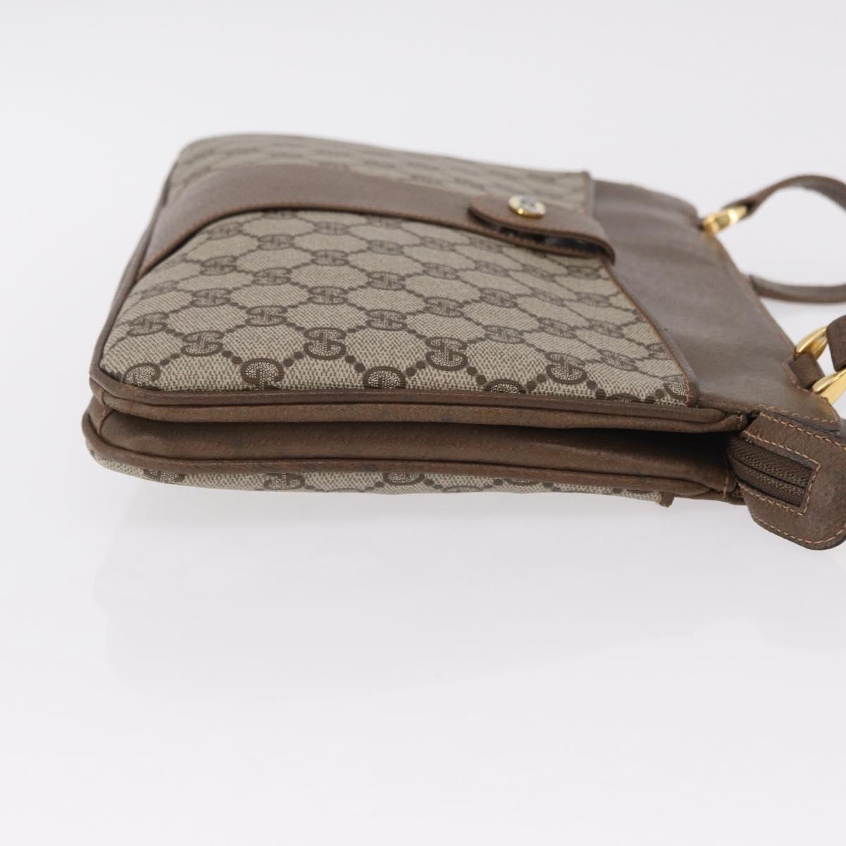 GUCCI GG Supreme Tote Bag PVC Beige Gold 86 02 021 Auth ep16415