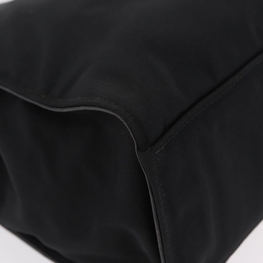 GUCCI Bamboo Tote Bag Nylon Black Silver 002 1016 Auth ep16523