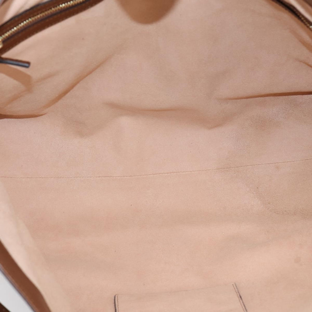 GUCCI GG Supreme Hand Bag PVC 2way Beige Gold Tone 453705 Auth ep16574M