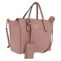 GUCCI Hand Bag Leather 2way Pink Gold Tone 368827 Auth ep16755