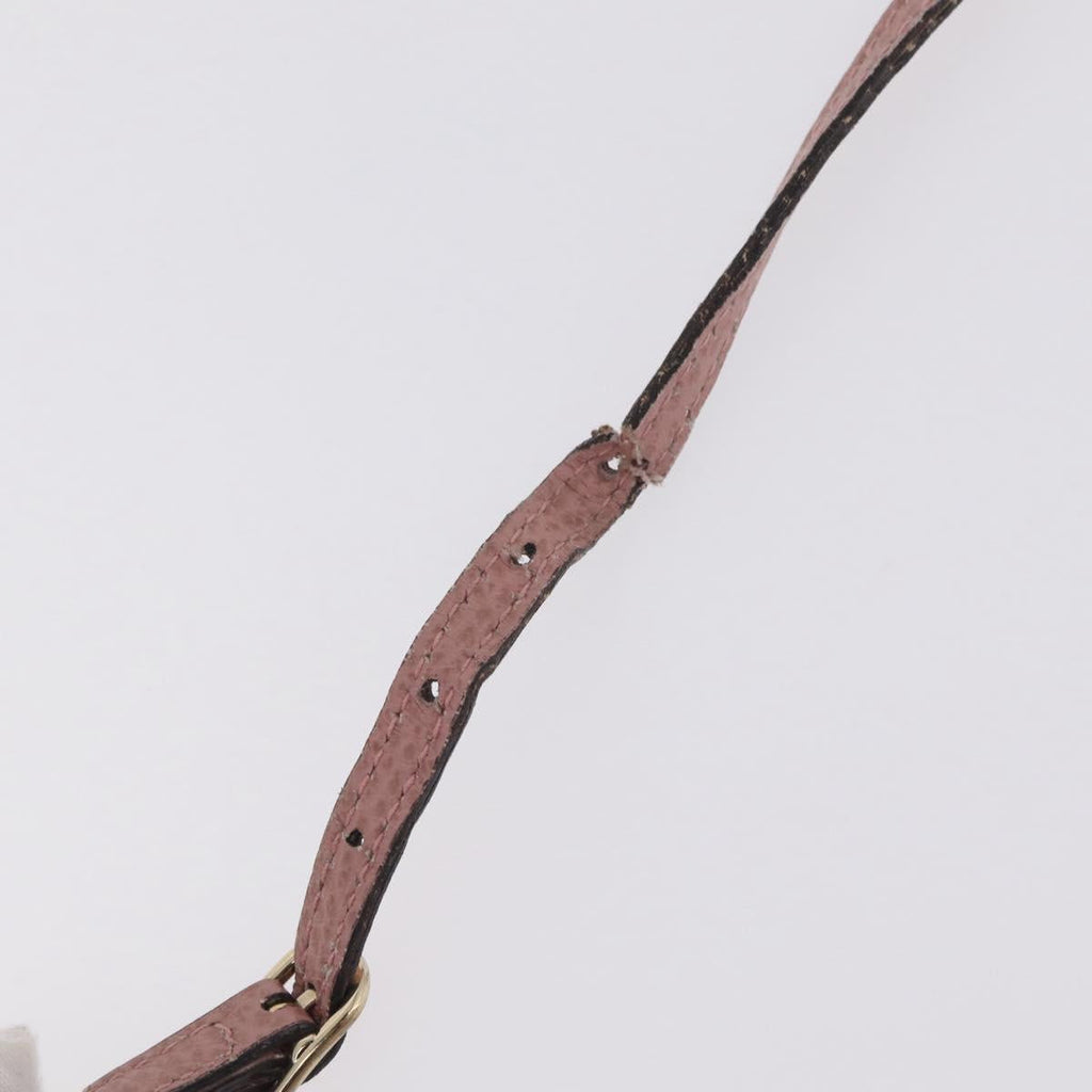 GUCCI Hand Bag Leather 2way Pink Gold Tone 368827 Auth ep16755