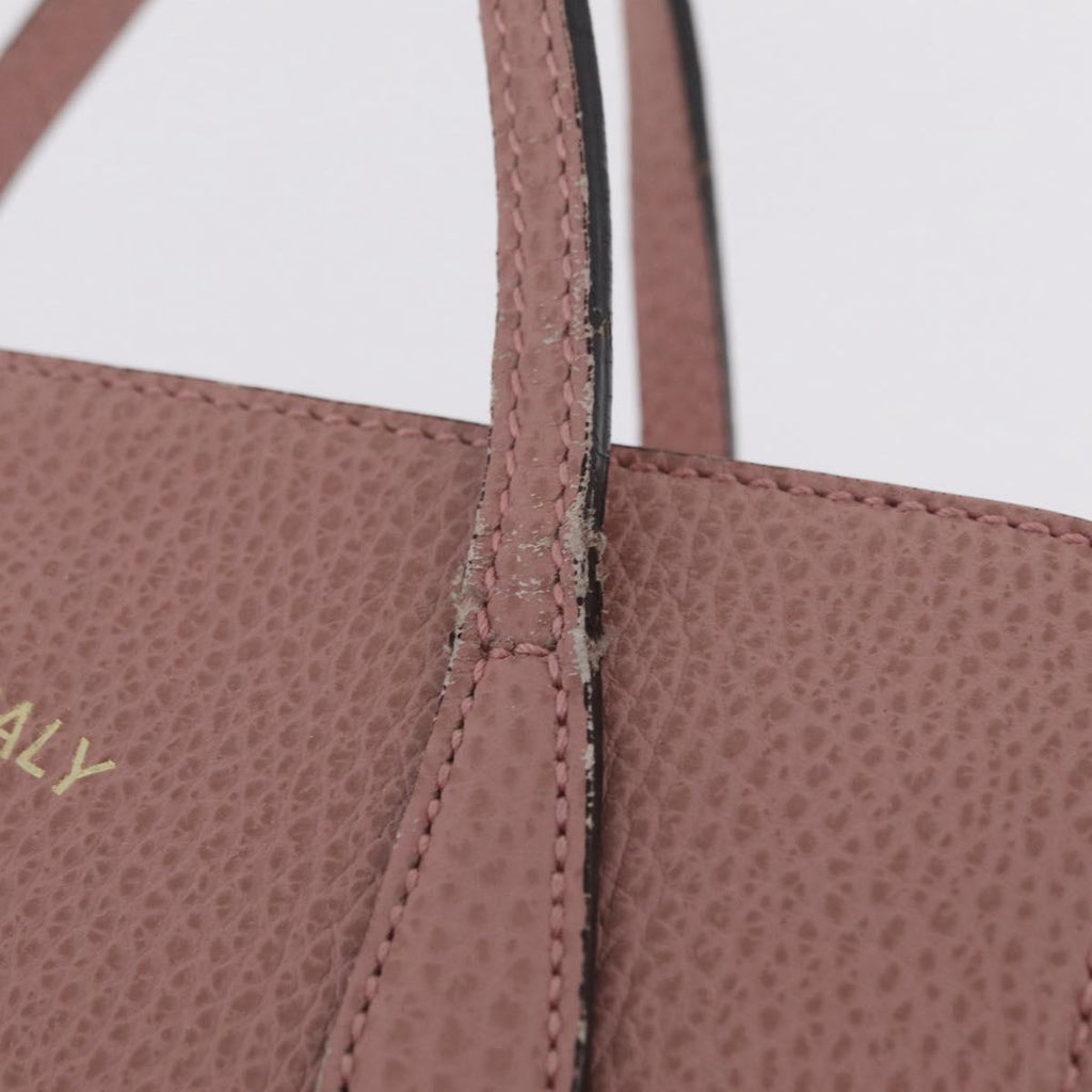 GUCCI Hand Bag Leather 2way Pink Gold Tone 368827 Auth ep16755