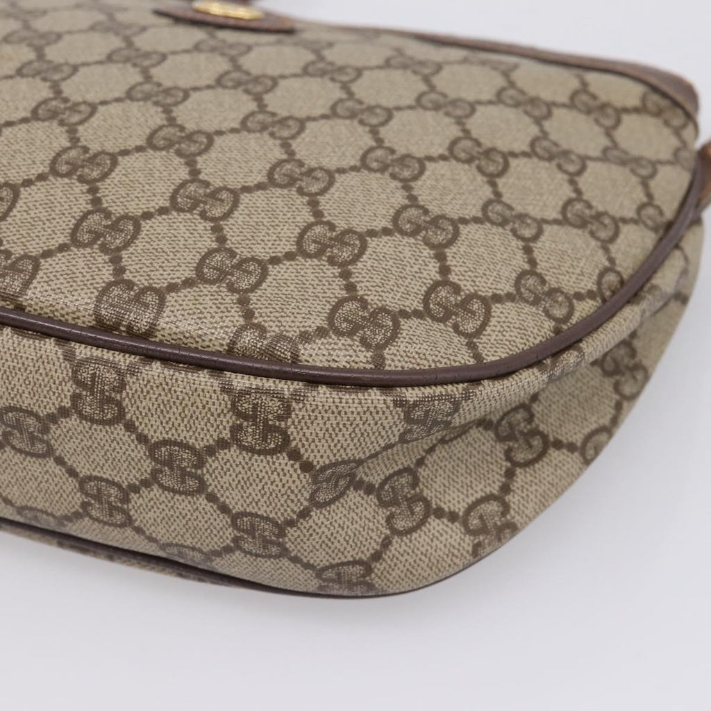 GUCCI GG Supreme Shoulder Bag PVC Beige Gold 007 39 6018 Auth ep16844