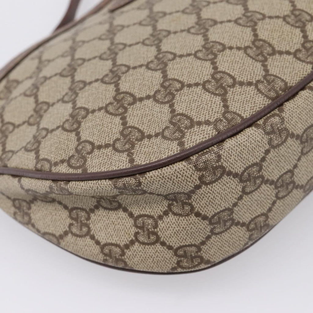 GUCCI GG Supreme Shoulder Bag PVC Beige Gold 007 39 6018 Auth ep16844