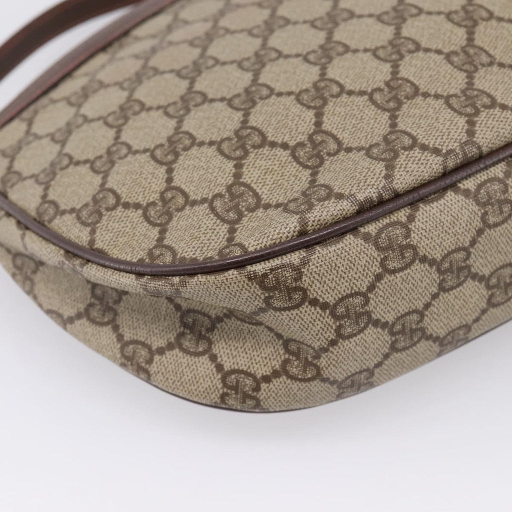 GUCCI GG Supreme Shoulder Bag PVC Beige Gold 007 39 6018 Auth ep16844