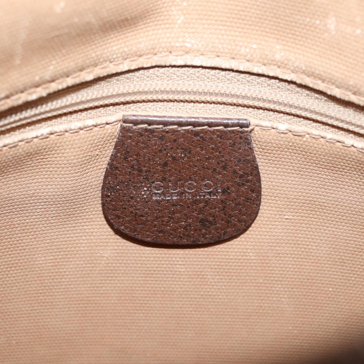 GUCCI GG Supreme Shoulder Bag PVC Beige Gold 007 39 6018 Auth ep16844