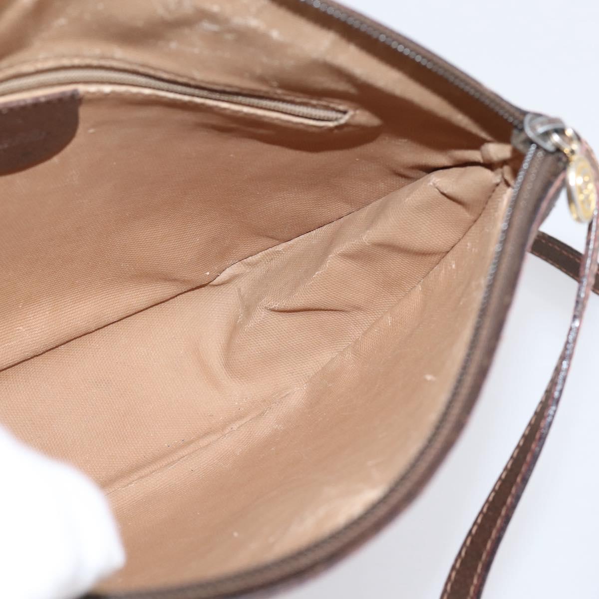 GUCCI GG Supreme Shoulder Bag PVC Beige Gold 007 39 6018 Auth ep16844