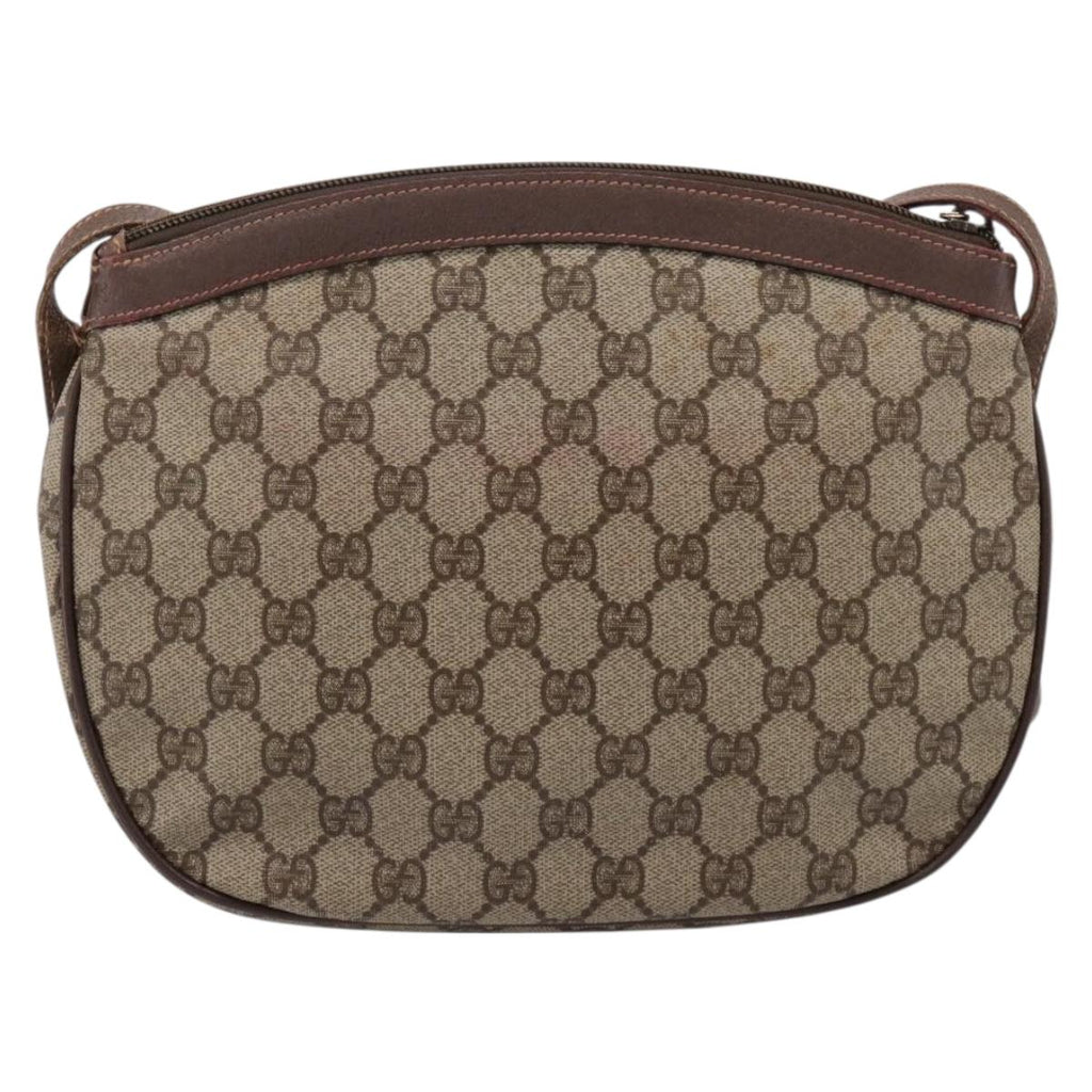 GUCCI GG Supreme Shoulder Bag PVC Beige Gold 007 39 6018 Auth ep16844