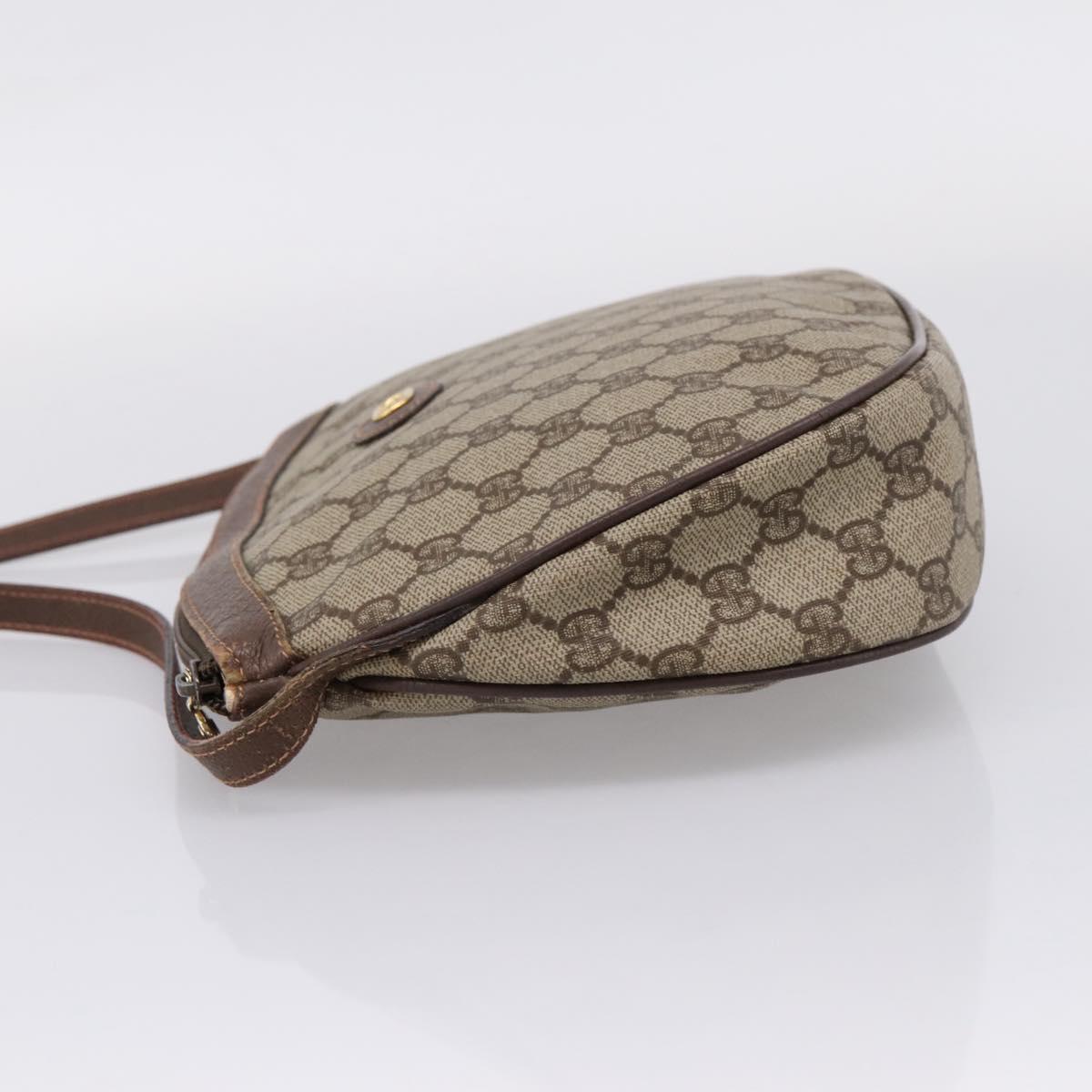 GUCCI GG Supreme Shoulder Bag PVC Beige Gold 007 39 6018 Auth ep16844