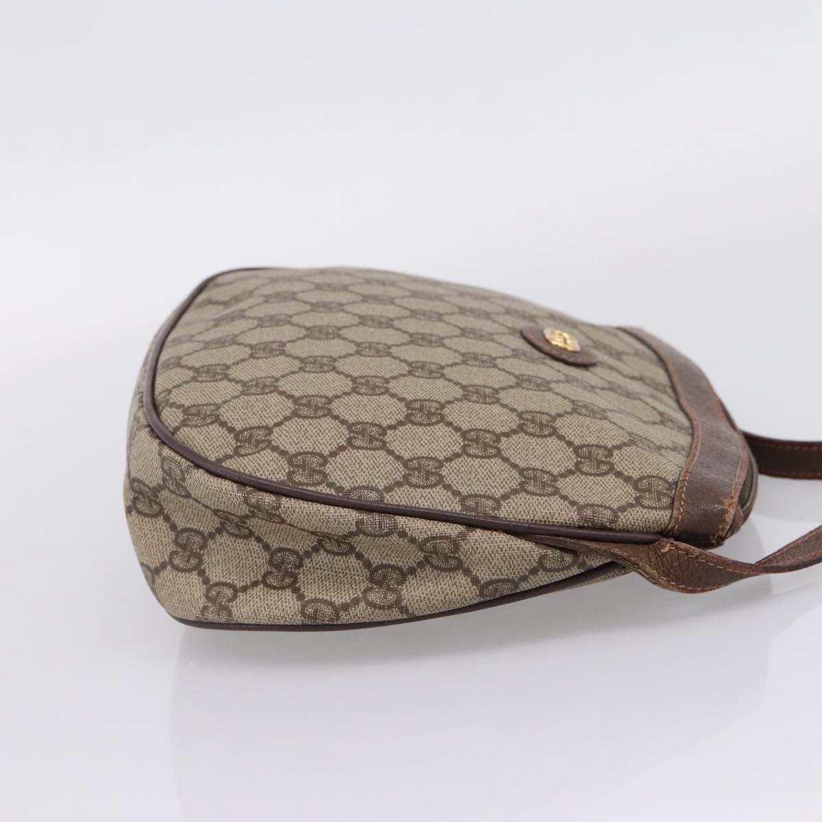 GUCCI GG Supreme Shoulder Bag PVC Beige Gold 007 39 6018 Auth ep16844