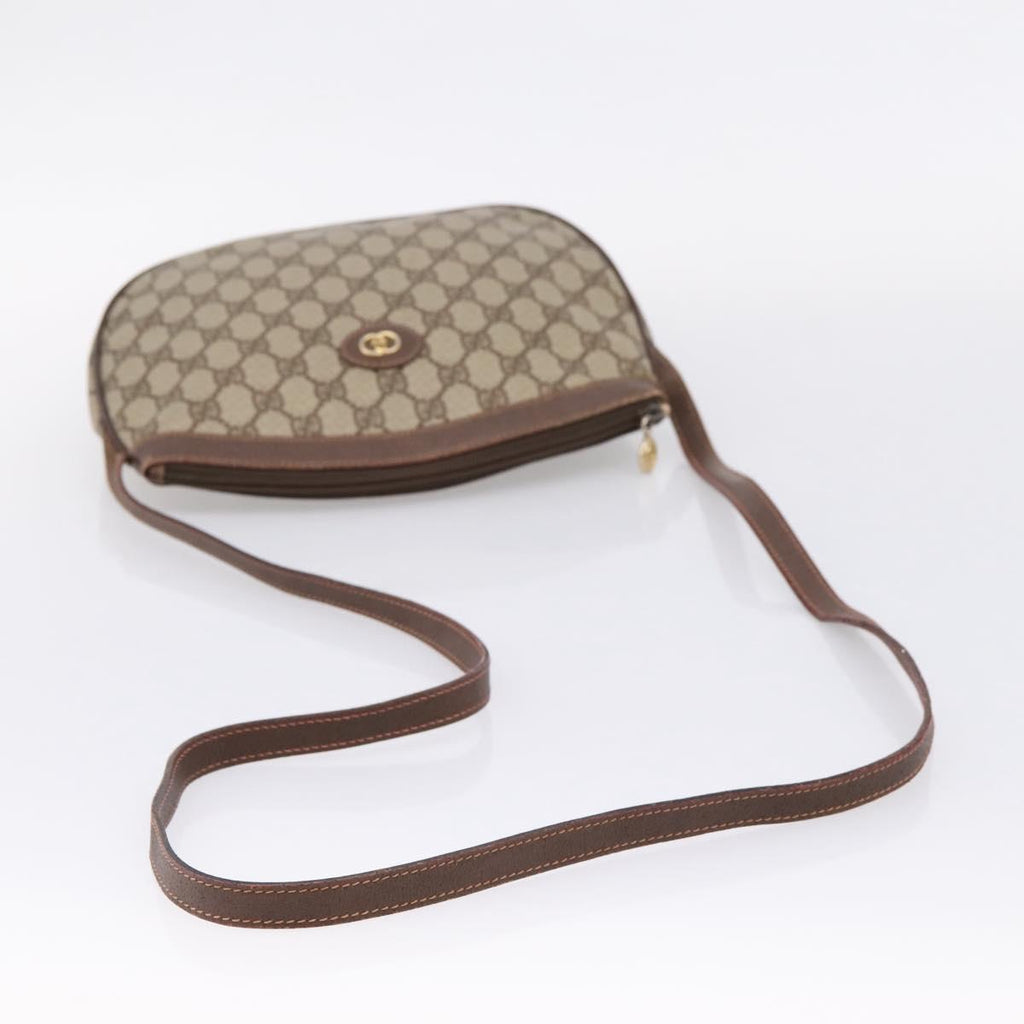 GUCCI GG Supreme Shoulder Bag PVC Beige Gold 007 39 6018 Auth ep16844