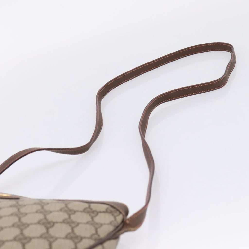 GUCCI GG Supreme Shoulder Bag PVC Beige Gold 007 39 6018 Auth ep16844