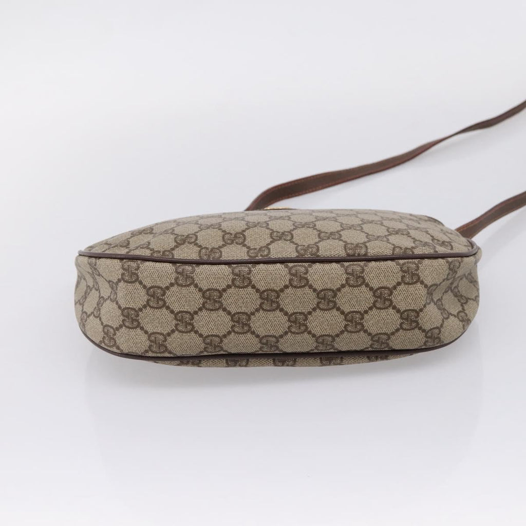 GUCCI GG Supreme Shoulder Bag PVC Beige Gold 007 39 6018 Auth ep16844