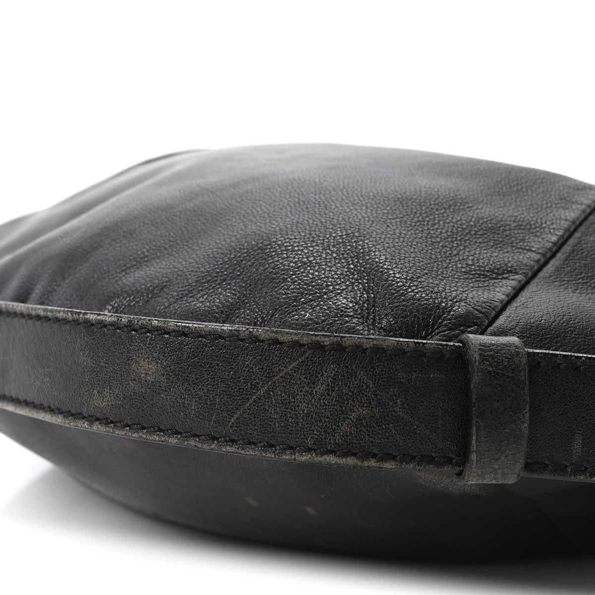Buffalo Horn Small Mombasa Hobo Black