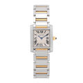 Stainless Steel 18K Yellow Gold 20mm Tank Francaise Quartz Watch