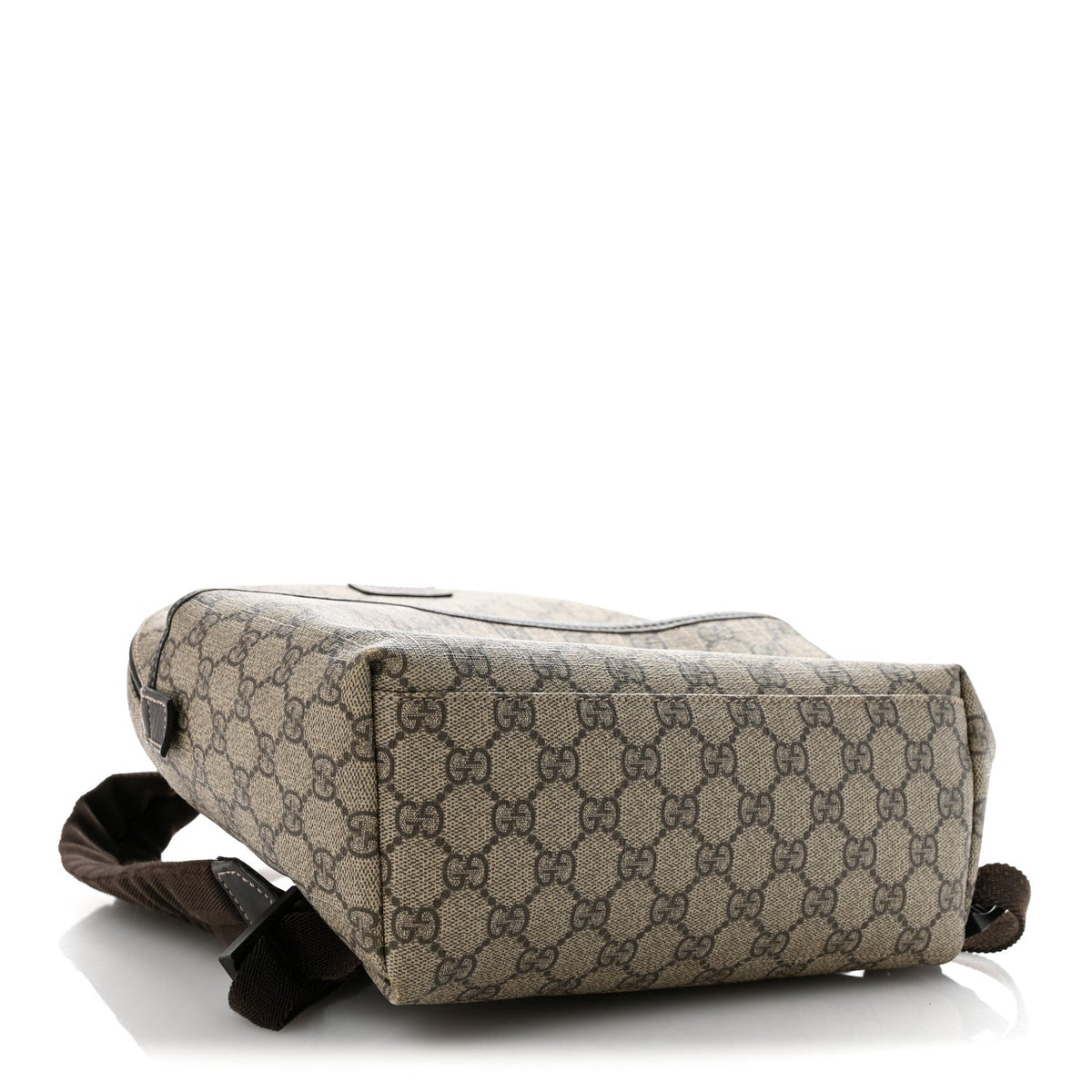 GG Supreme Monogram Margaux Calfskin Childrens Day Backpack Beige Ebony Cocoa Dark Chocolate