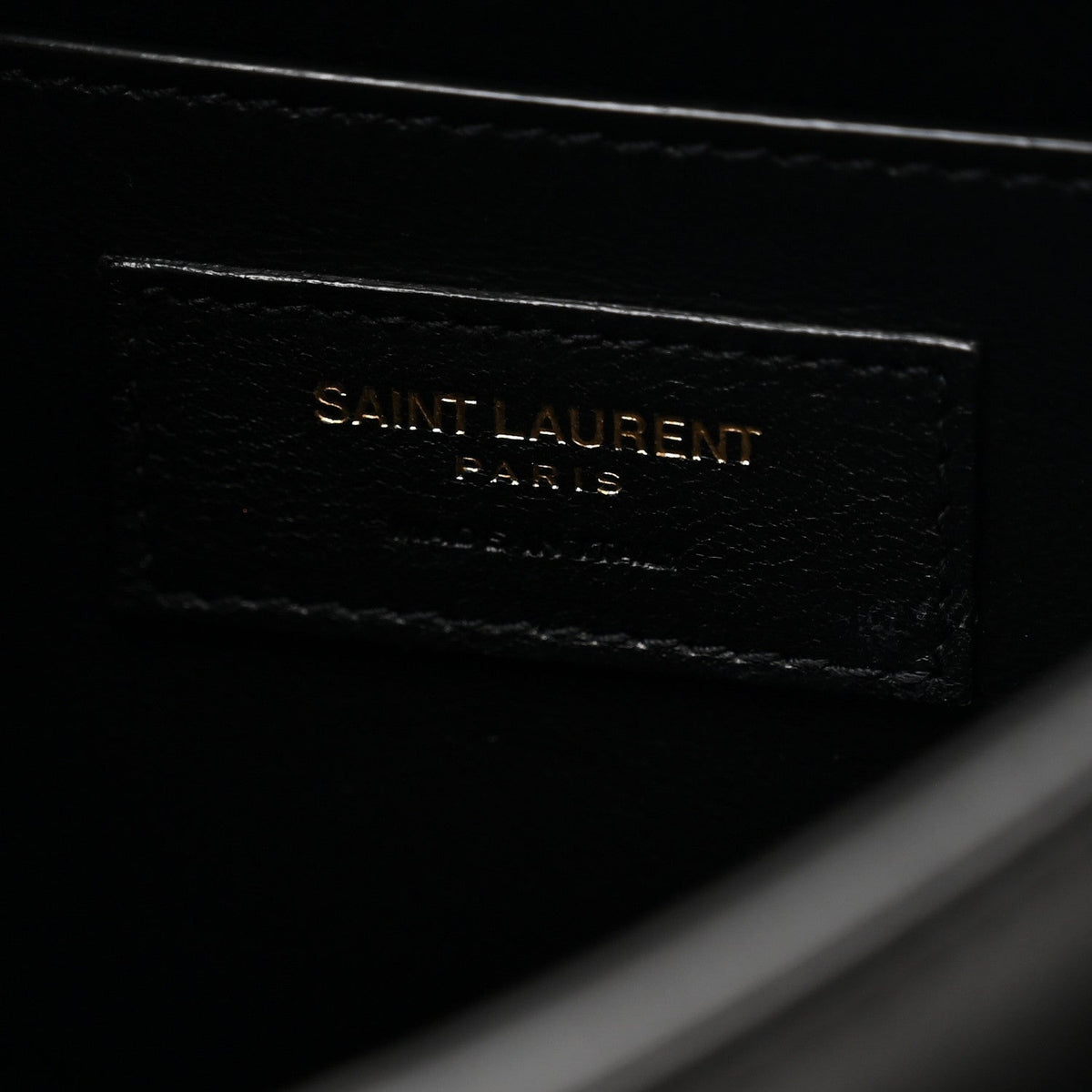 Lambskin Matelasse Monogram Baby Niki Chain Satchel Black