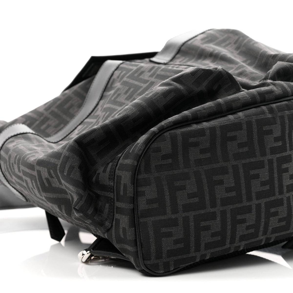 Recycled Fabric Jacquard Vitello Grace FF 1974 Large Fendi Strike Backpack Asfalto