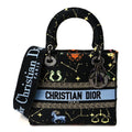 Canvas Pixel Zodiac Embroidered Medium Lady D-Lite Nero Multicolor