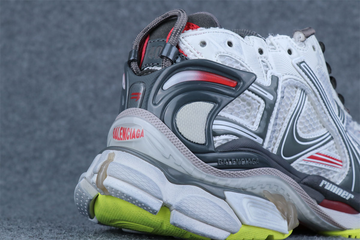 Balenciaga Runner Sneaker 'Black White Red Fluo Yellow' 2023