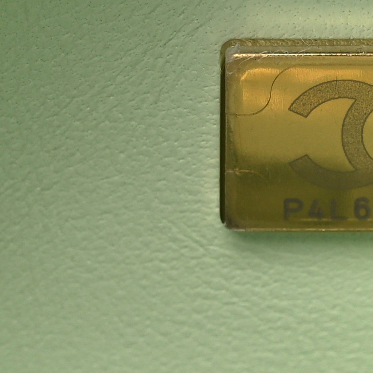 Caviar Quilted Small Double Flap Light Green