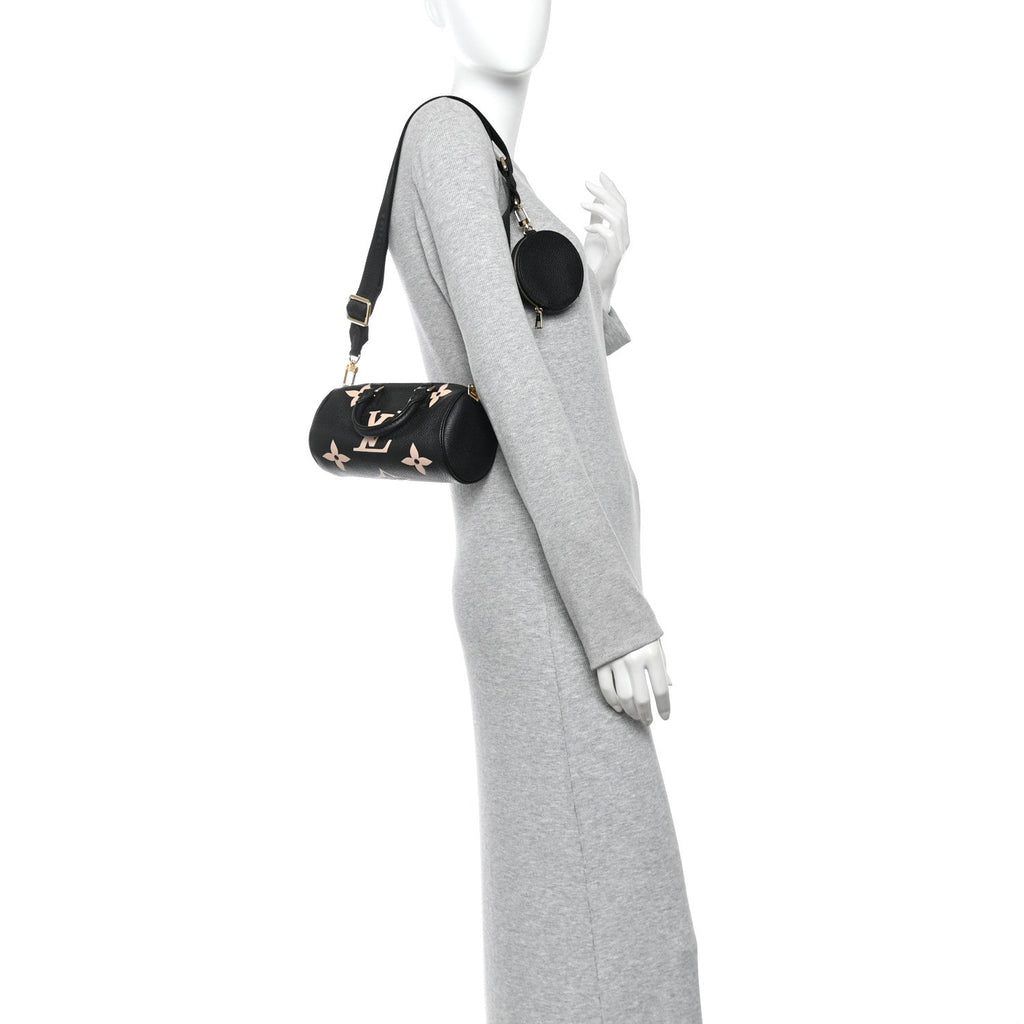 Empreinte Monogram Giant Papillon BB Black Beige