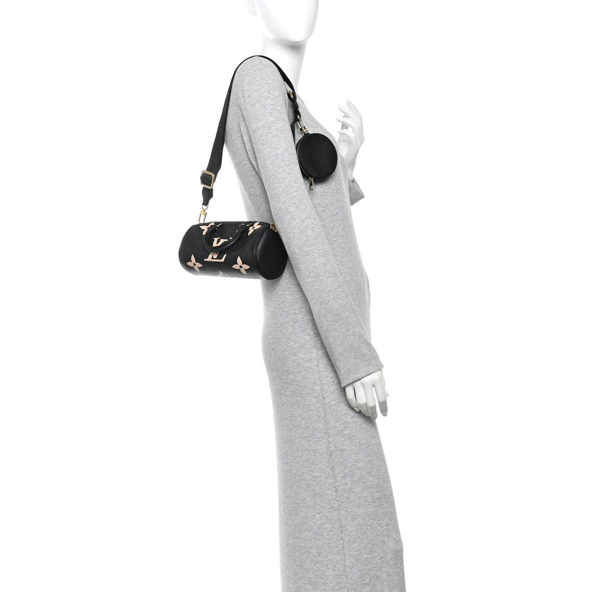Empreinte Monogram Giant Papillon BB Black Beige