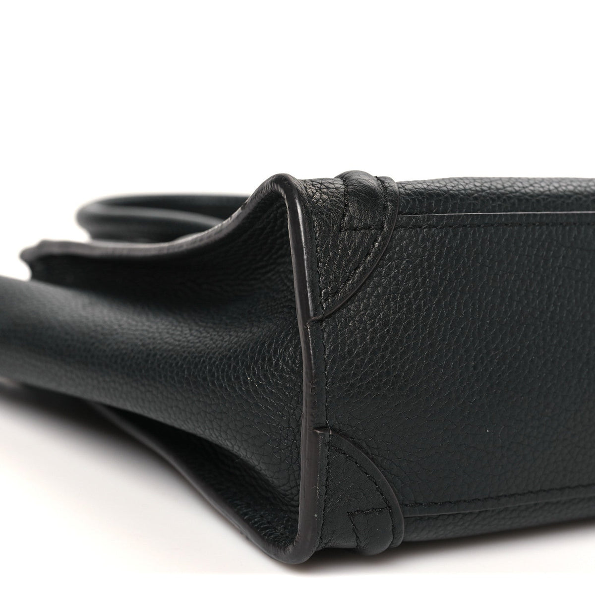 Pebbled Calfskin Nano Luggage Black