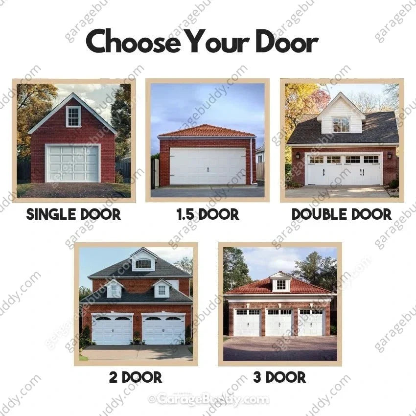 Empty Garage | Halloween Garage Door Cover