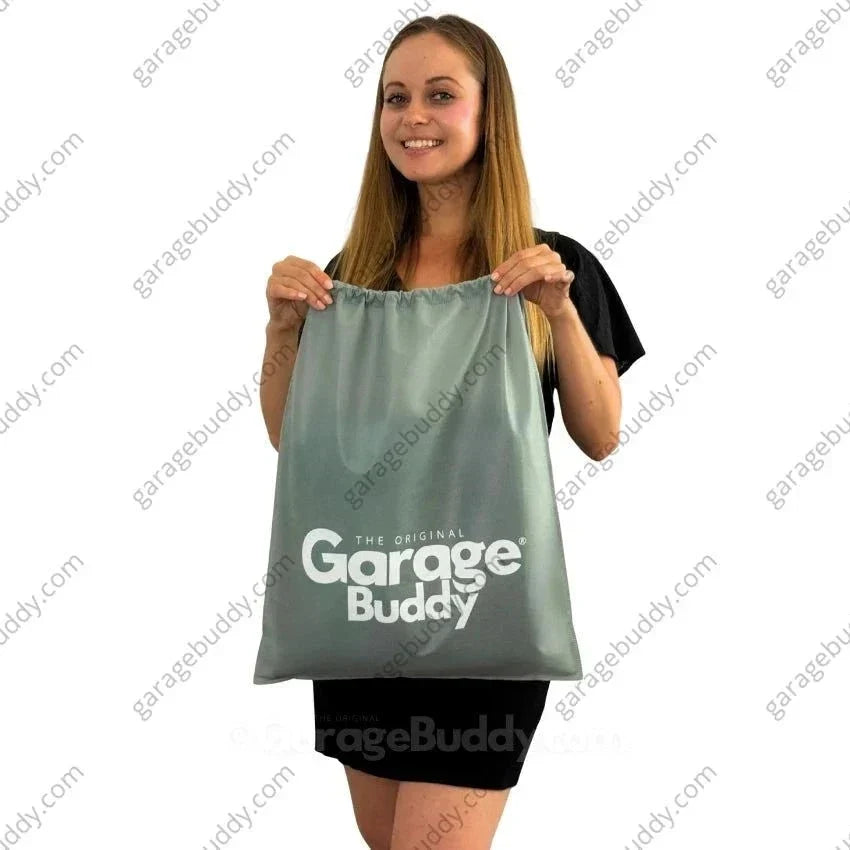 Blank White Projector Screen | GarageBuddy Garage Door Cover