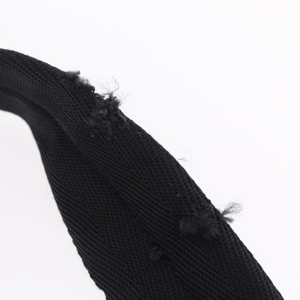PRADA Waist bag Nylon Black Silver Auth hk4226